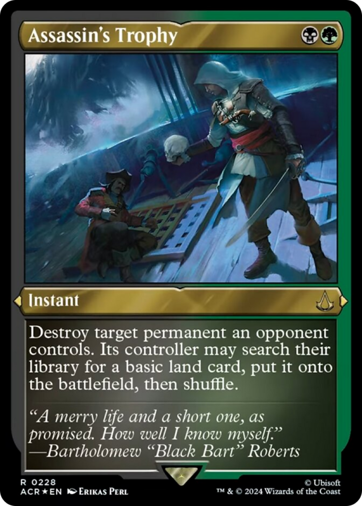 Assassin's Trophy (Foil Etched) [Assassin's Creed] | Gaming Infinity