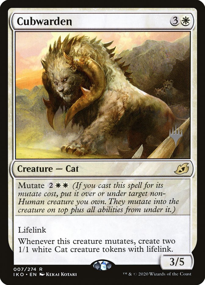 Cubwarden (Promo Pack) [Ikoria: Lair of Behemoths Promos] | Gaming Infinity