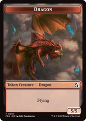 Dragon // Lotus Double-Sided Token [Reality Fracture Tokens] | Gaming Infinity