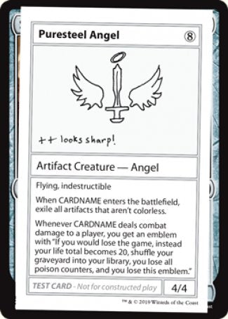 Puresteel Angel (2021 Edition) [Mystery Booster Playtest Cards] | Gaming Infinity