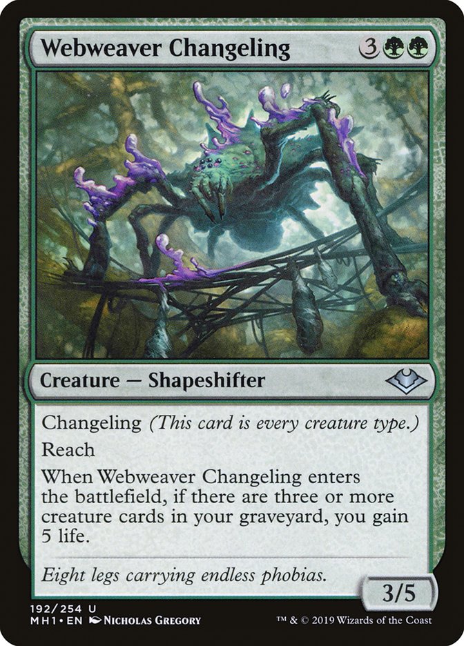 Webweaver Changeling [Modern Horizons] | Gaming Infinity