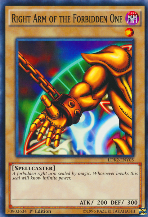 Right Arm of the Forbidden One [LDK2-ENY05] Common | Gaming Infinity