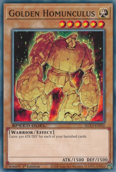 Golden Homunculus [SGX3-ENF02] Common | Gaming Infinity