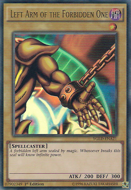 Left Arm of the Forbidden One [YGLD-ENA21] Ultra Rare | Gaming Infinity