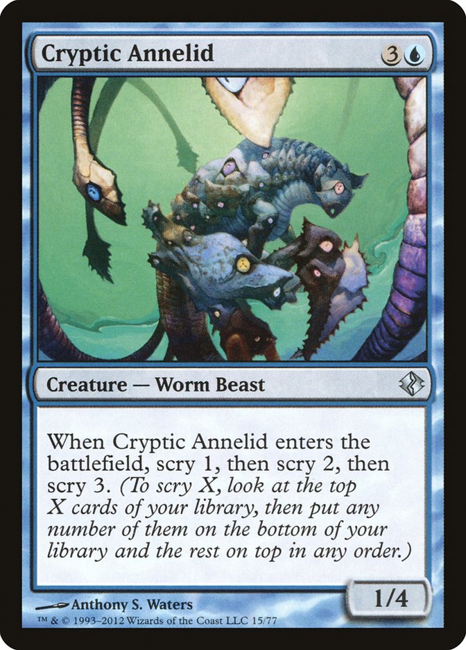 Cryptic Annelid [Duel Decks: Venser vs. Koth] | Gaming Infinity