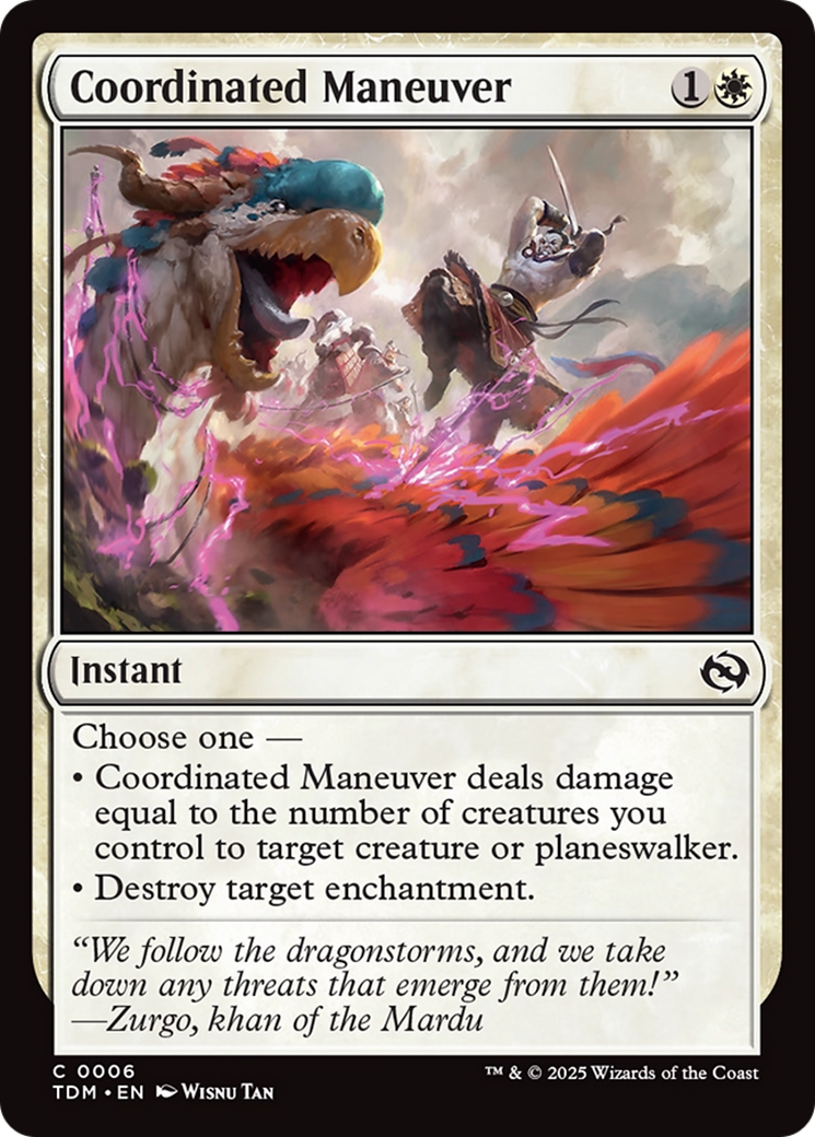 Coordinated Maneuver [Tarkir: Dragonstorm] | Gaming Infinity