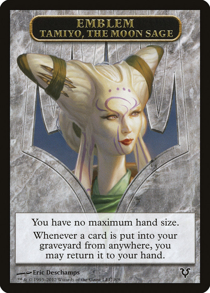 Tamiyo, the Moon Sage Emblem [Avacyn Restored Tokens] | Gaming Infinity