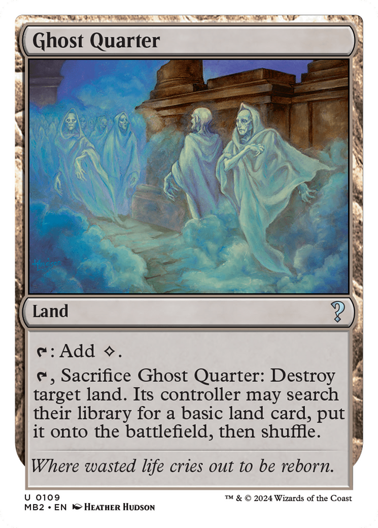 Ghost Quarter (White Border) [Mystery Booster 2] | Gaming Infinity