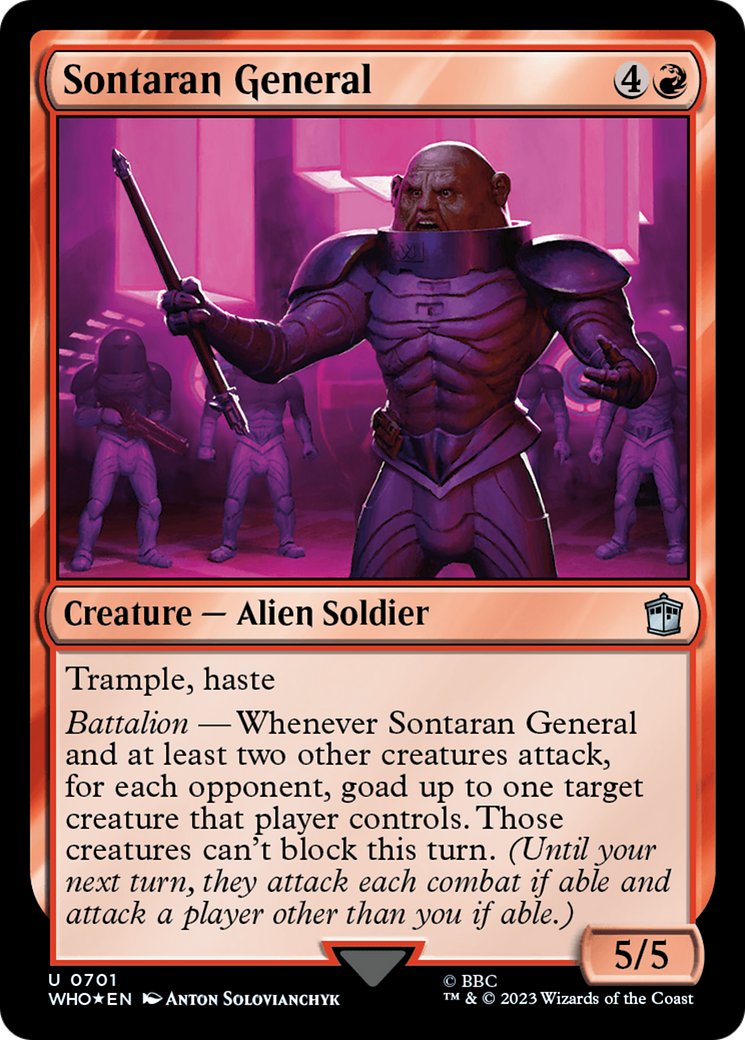 Sontaran General (Surge Foil) [Doctor Who] | Gaming Infinity