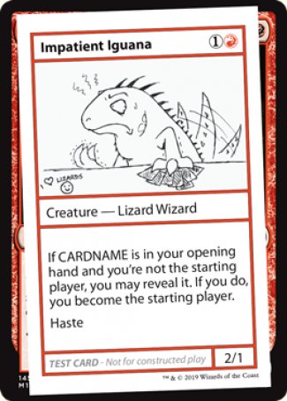 Impatient Iguana (2021 Edition) [Mystery Booster Playtest Cards] | Gaming Infinity