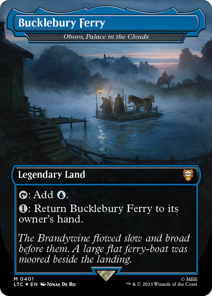 Bucklebury Ferry - Oboro, Palace in the Clouds (Surge Foil Realms and Relics) [The Lord of the Rings: Tales of Middle-Earth Commander] | Gaming Infinity