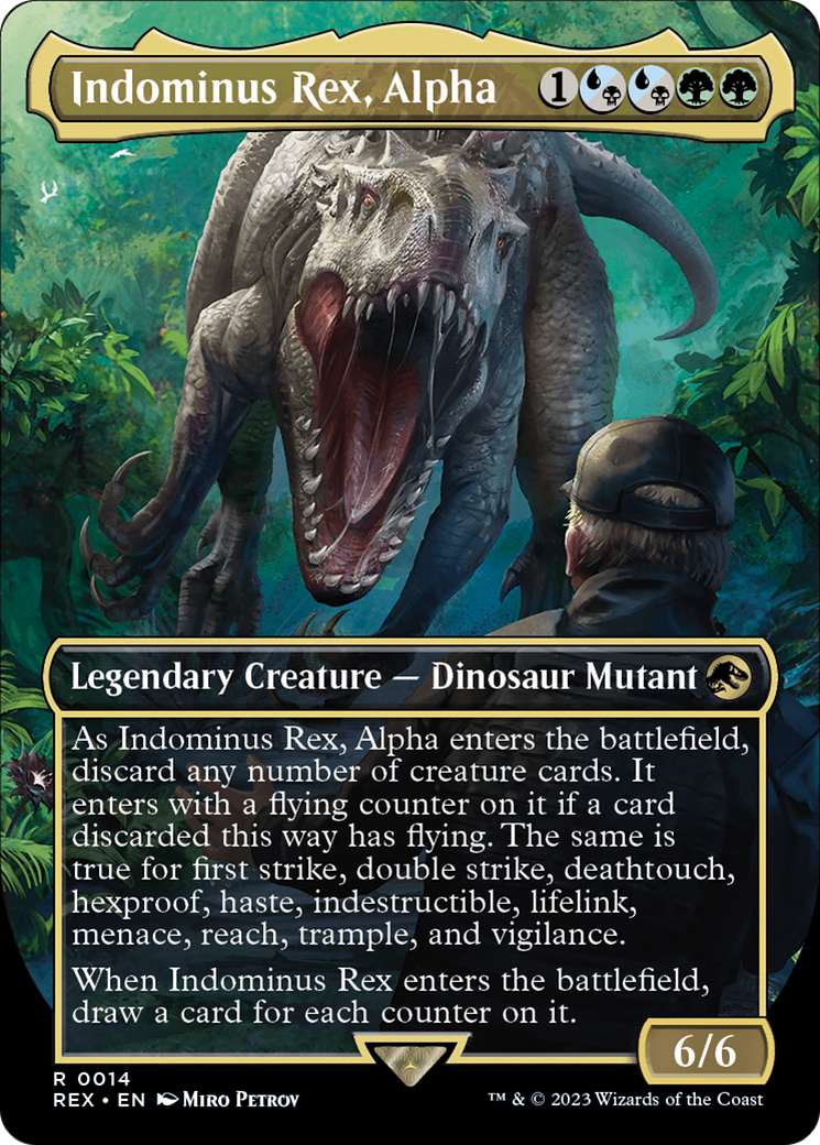 Indominus Rex, Alpha (Borderless) [Jurassic World Collection] | Gaming Infinity