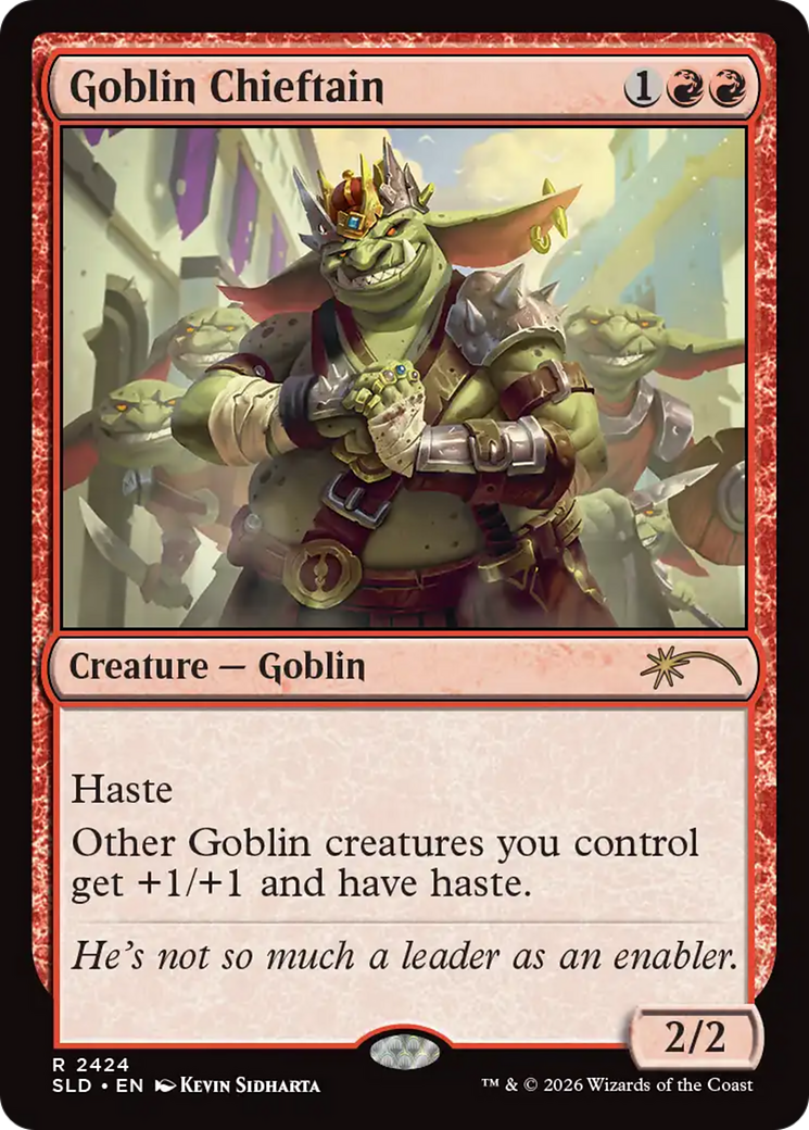 Goblin Chieftain (2424) [Secret Lair Drop Series] | Gaming Infinity