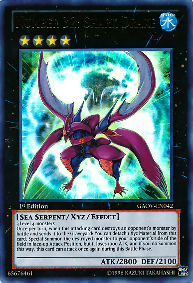 Number 32: Shark Drake [GAOV-EN042] Ultra Rare | Gaming Infinity