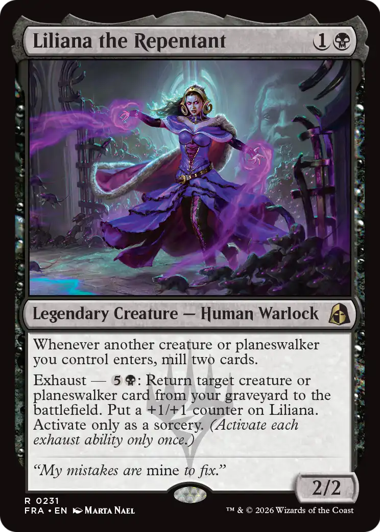 Liliana the Repentant [Reality Fracture] | Gaming Infinity