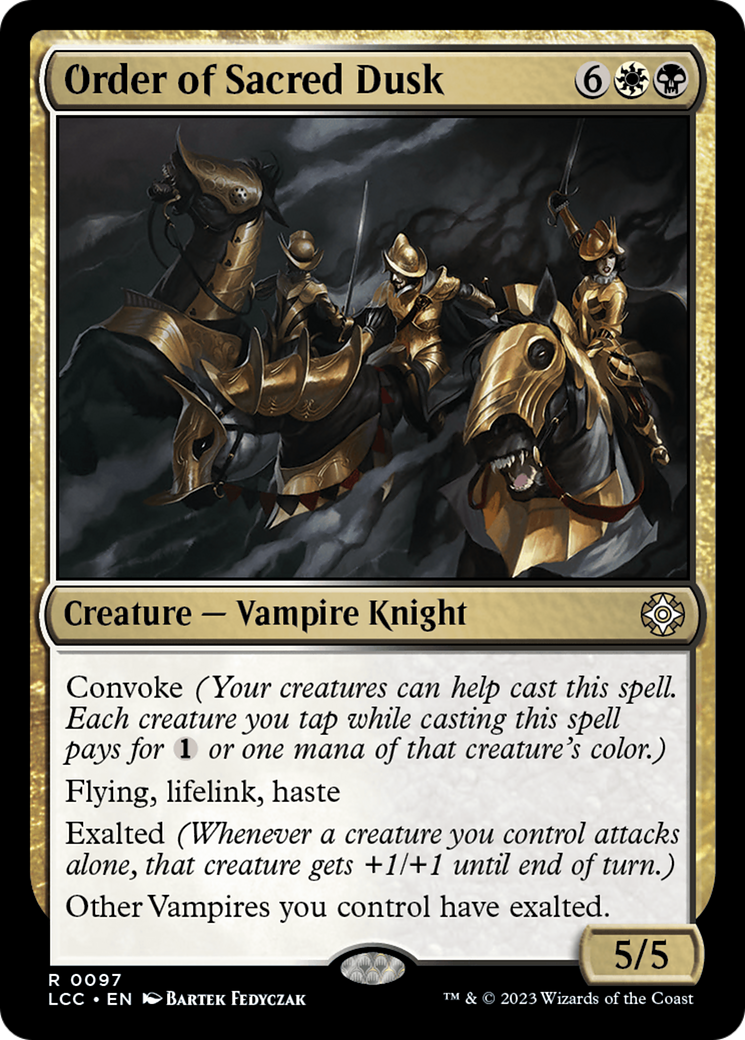 Order of Sacred Dusk [The Lost Caverns of Ixalan Commander] | Gaming Infinity