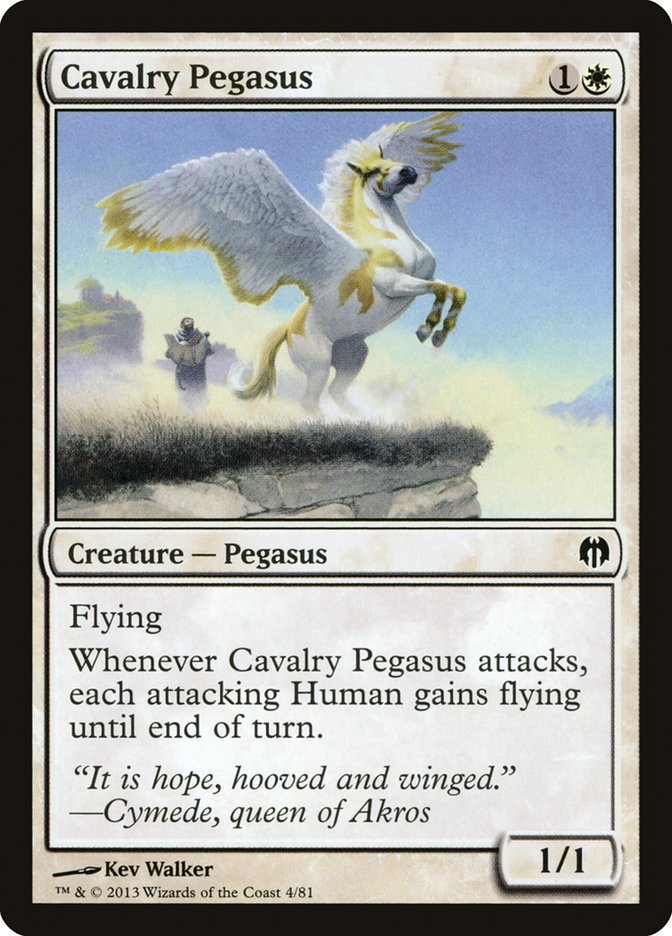 Cavalry Pegasus [Duel Decks: Heroes vs. Monsters] | Gaming Infinity