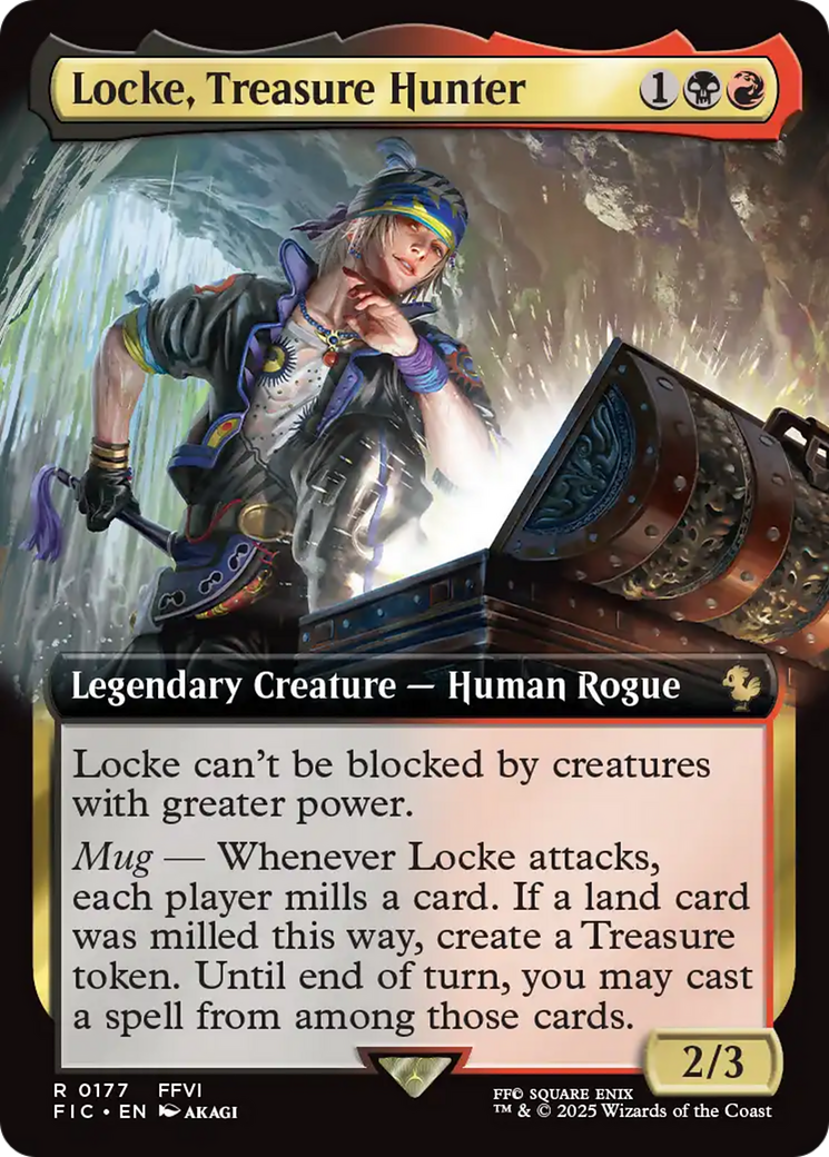 Locke, Treasure Hunter (Extended Art) [FINAL FANTASY Commander] | Gaming Infinity