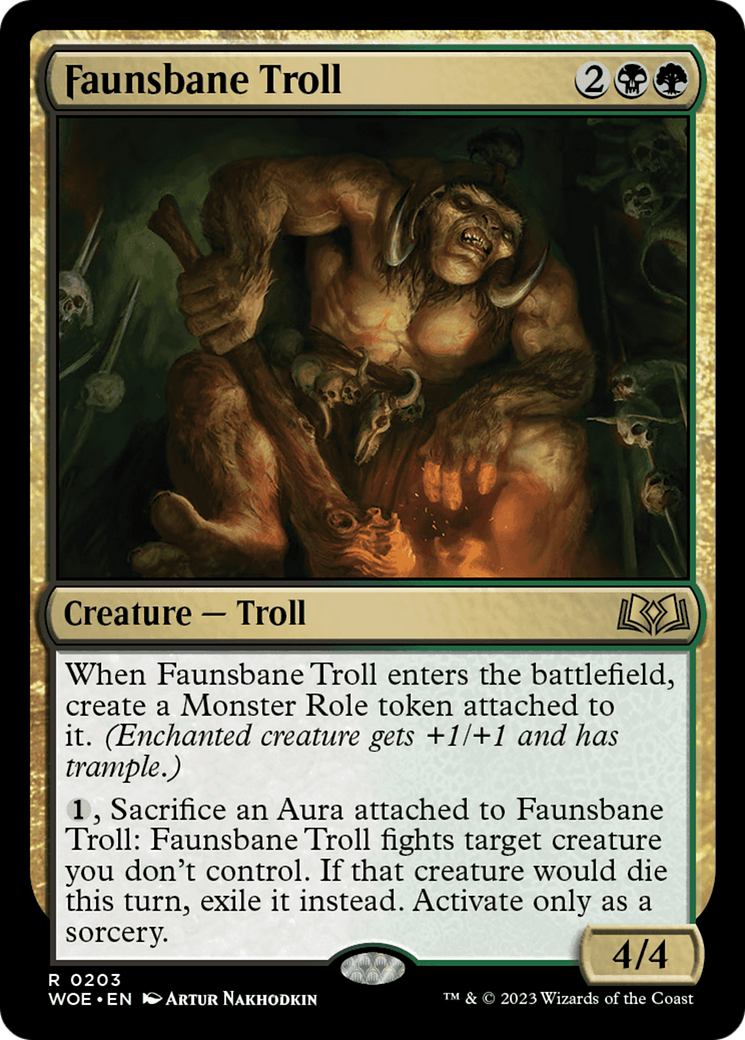 Faunsbane Troll [Wilds of Eldraine] | Gaming Infinity