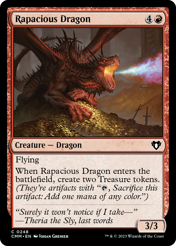 Rapacious Dragon [Commander Masters] | Gaming Infinity