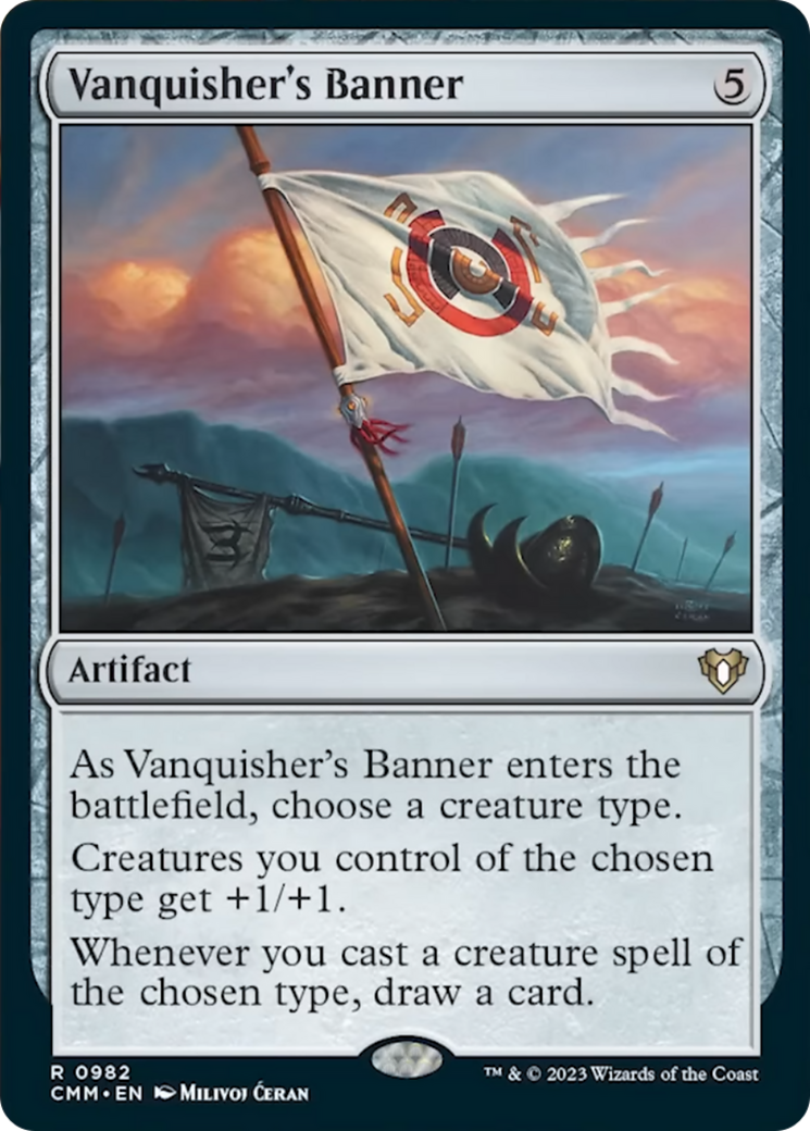 Vanquisher's Banner [Commander Masters] | Gaming Infinity