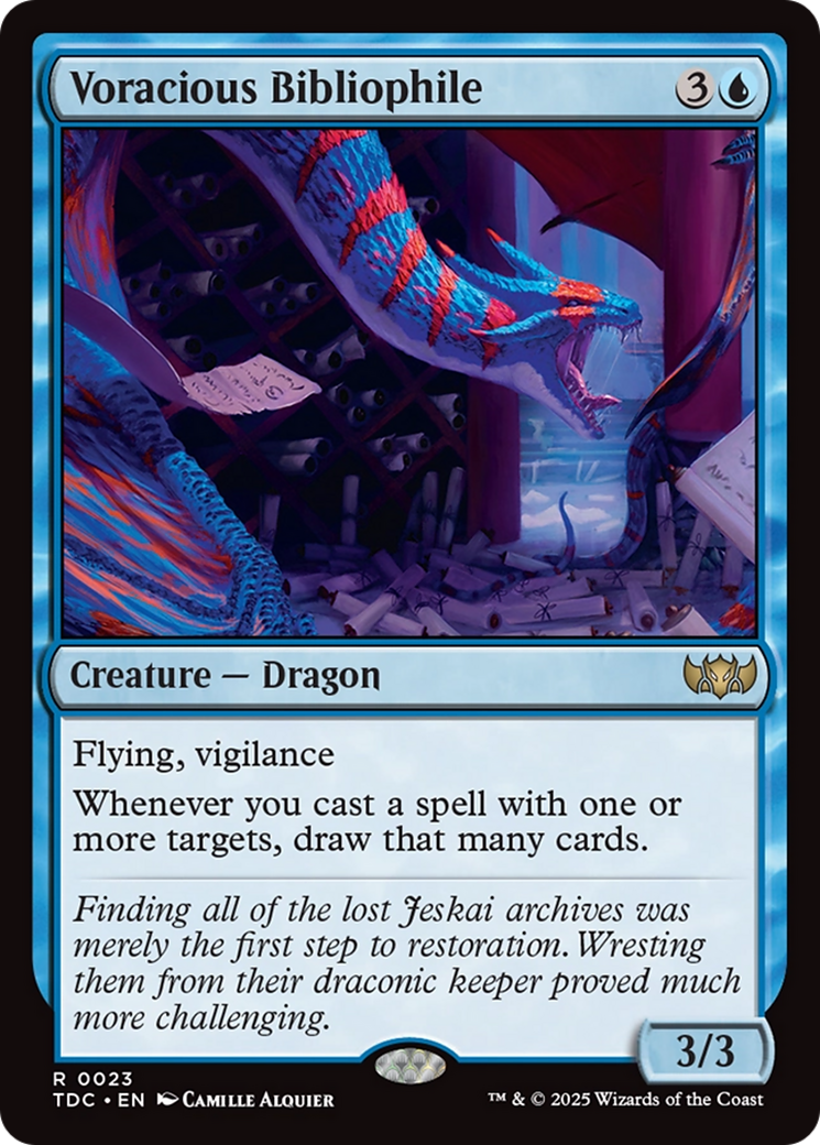 Voracious Bibliophile [Tarkir: Dragonstorm Commander] | Gaming Infinity