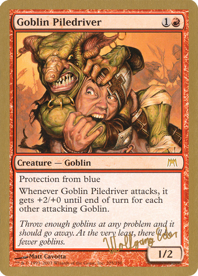 Goblin Piledriver (Wolfgang Eder) [World Championship Decks 2003] | Gaming Infinity