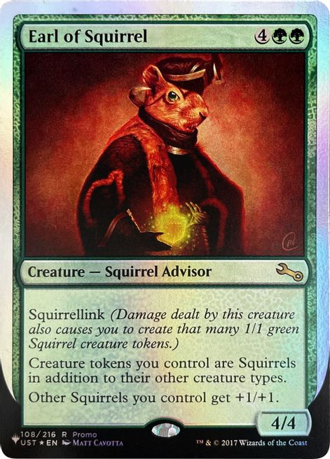 Earl of Squirrel (Unfinity Foil Edition) [The List] | Gaming Infinity