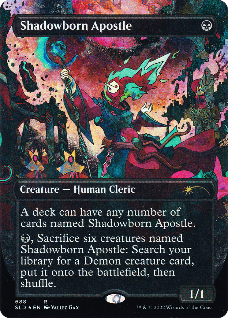 Shadowborn Apostle (688) (Borderless) [Secret Lair Drop Promos] | Gaming Infinity