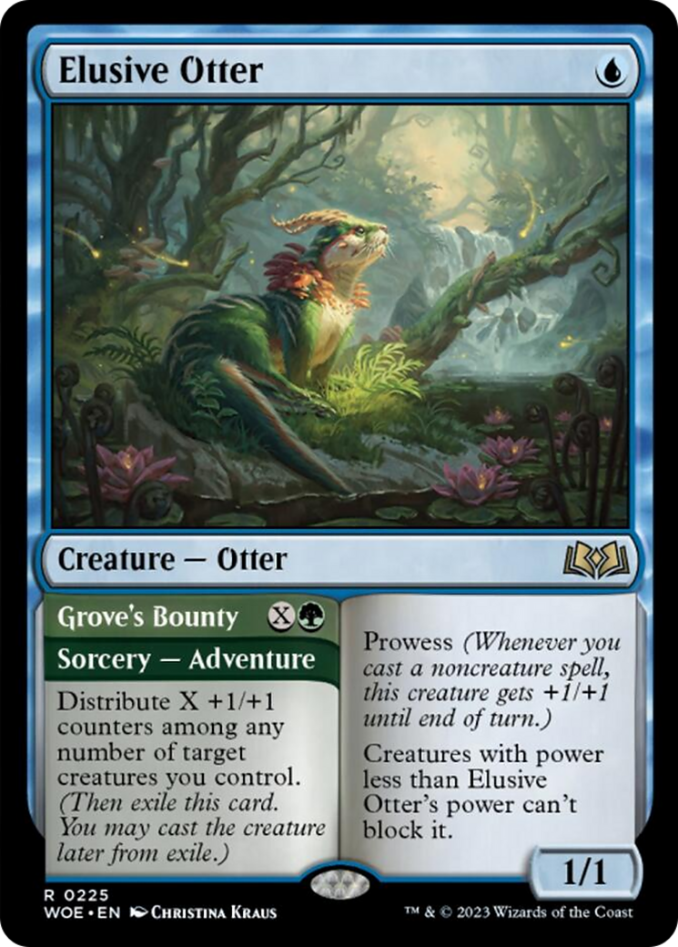 Elusive Otter // Grove's Bounty [Wilds of Eldraine] | Gaming Infinity