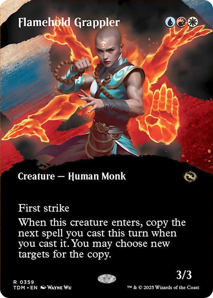 Flamehold Grappler (Borderless) [Tarkir: Dragonstorm] | Gaming Infinity