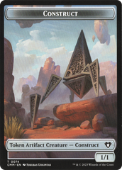 Thopter // Construct (0074) Double-Sided Token [Commander Masters Tokens] | Gaming Infinity