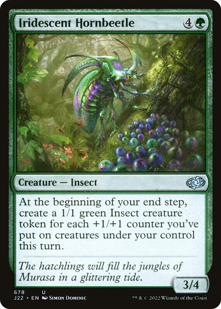 Iridescent Hornbeetle [Jumpstart 2022] | Gaming Infinity