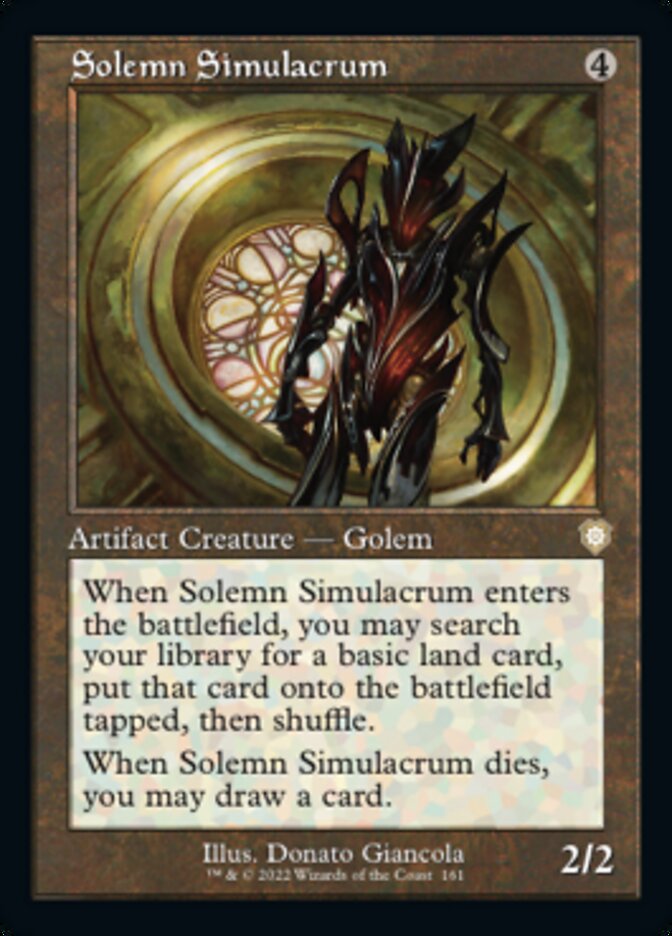 Solemn Simulacrum (Retro) [The Brothers' War Commander] | Gaming Infinity