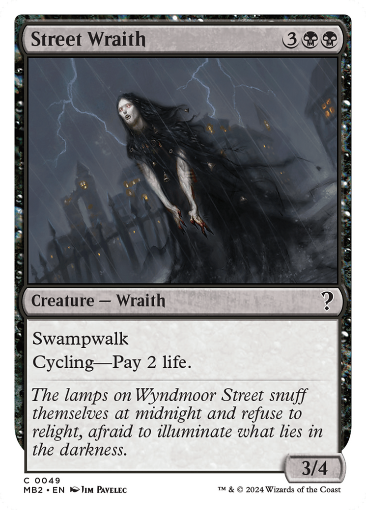 Street Wraith (White Border) [Mystery Booster 2] | Gaming Infinity