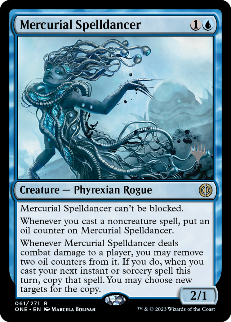 Mercurial Spelldancer (Promo Pack) [Phyrexia: All Will Be One Promos] | Gaming Infinity
