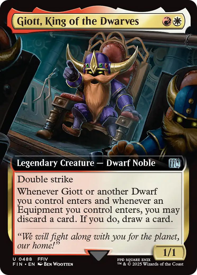 Giott, King of the Dwarves (Extended Art) [FINAL FANTASY] | Gaming Infinity
