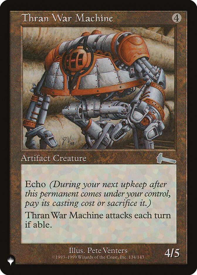 Thran War Machine [The List] | Gaming Infinity