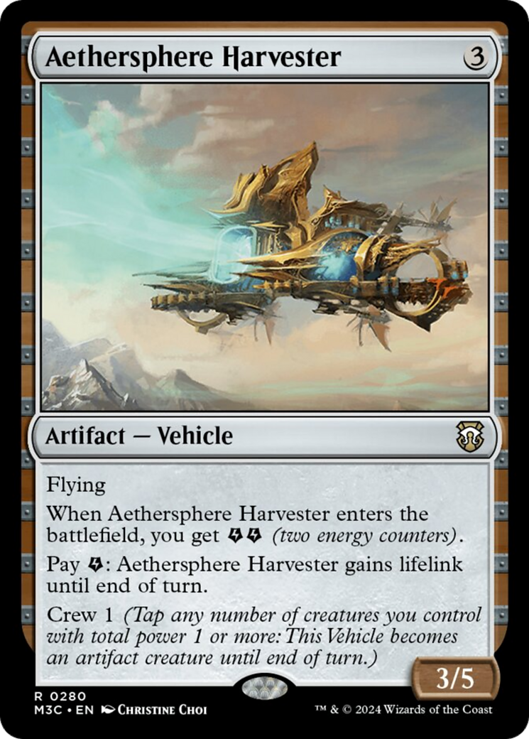 Aethersphere Harvester [Modern Horizons 3 Commander] | Gaming Infinity