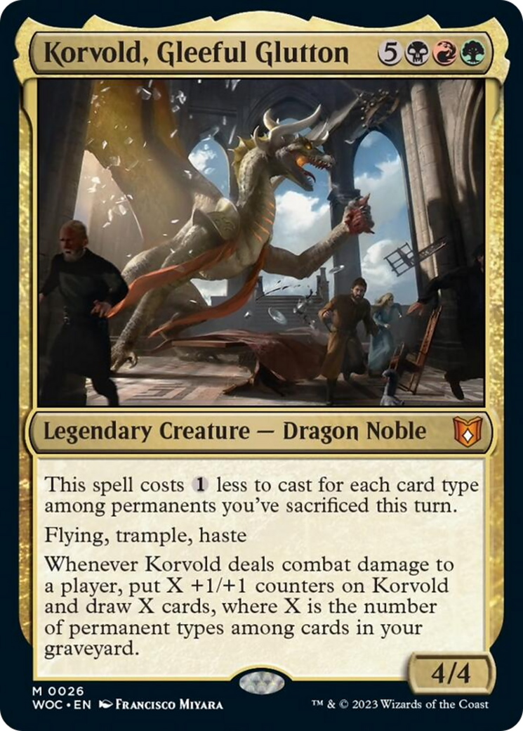 Korvold, Gleeful Glutton [Wilds of Eldraine Commander] | Gaming Infinity