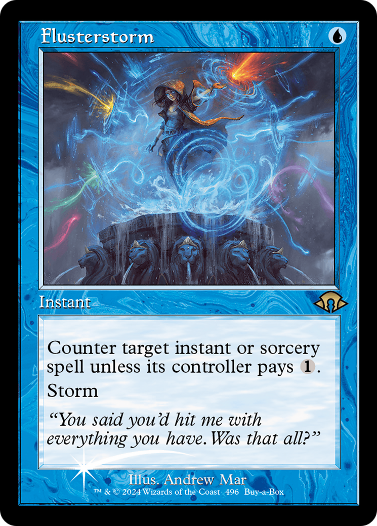 Flusterstorm (Retro Frame) [Modern Horizons 3 Prerelease Promos] | Gaming Infinity
