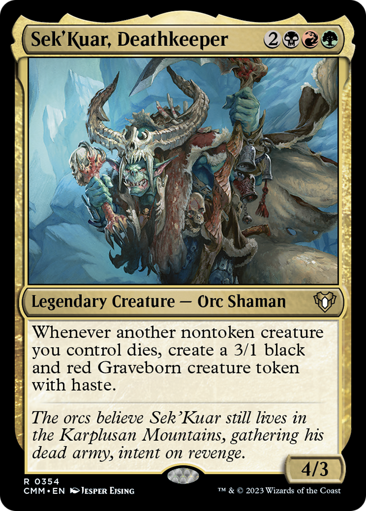 Sek'Kuar, Deathkeeper [Commander Masters] | Gaming Infinity