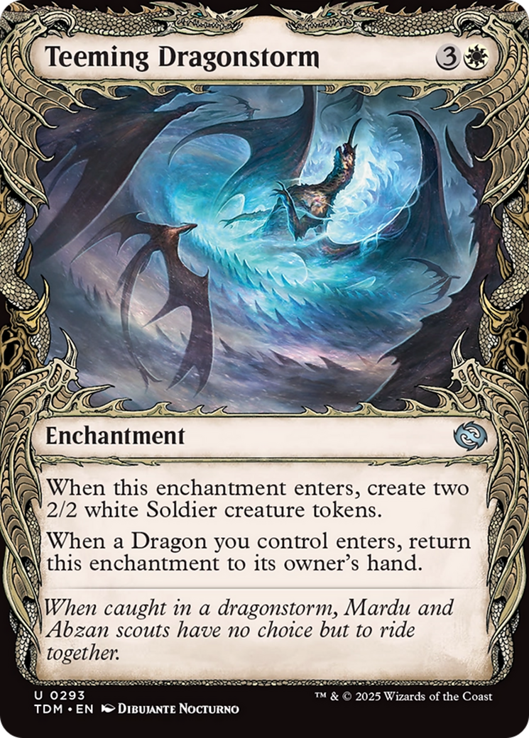Teeming Dragonstorm (Showcase) [Tarkir: Dragonstorm] | Gaming Infinity