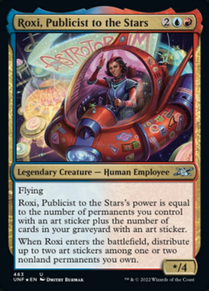 Roxi, Publicist to the Stars (Galaxy Foil) [Unfinity] | Gaming Infinity