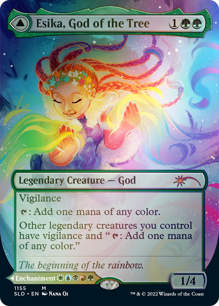 Esika, God of the Tree // The Prismatic Bridge (Borderless) [Secret Lair: From Cute to Brute] | Gaming Infinity