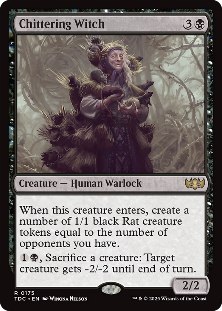 Chittering Witch [Tarkir: Dragonstorm Commander] | Gaming Infinity