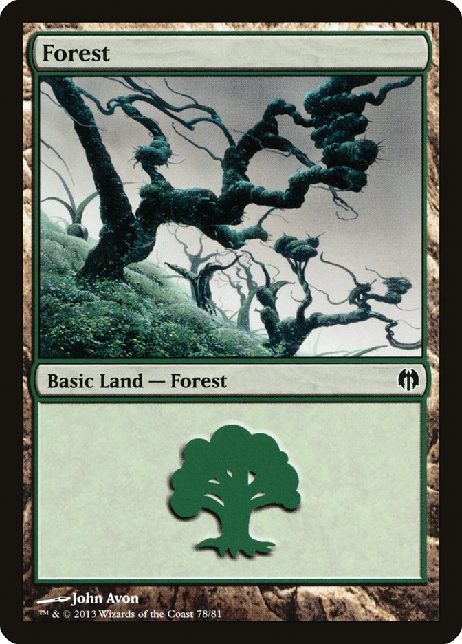 Forest (78) [Duel Decks: Heroes vs. Monsters] | Gaming Infinity