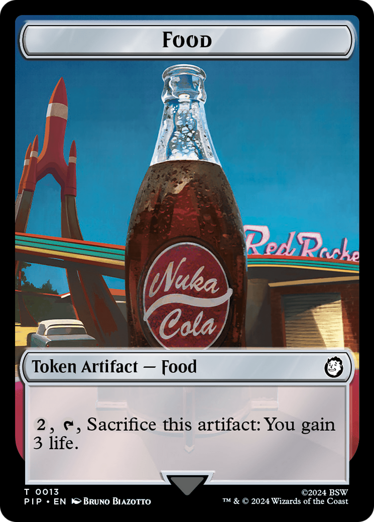 Food (0013) // Wasteland Survival Guide Double-Sided Token [Fallout Tokens] | Gaming Infinity