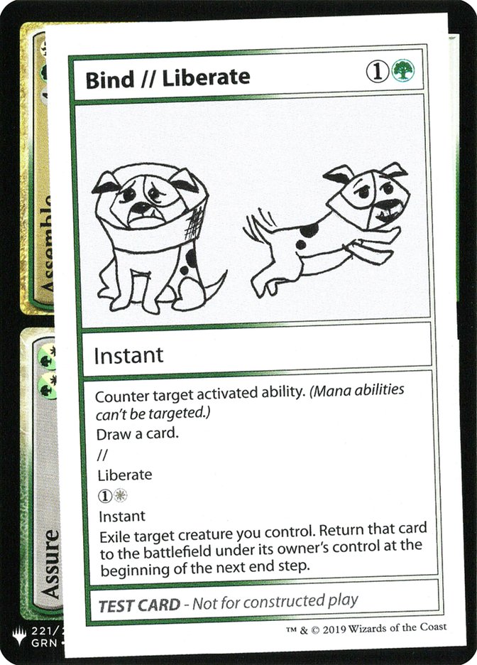 Bind // Liberate [Mystery Booster Playtest Cards] | Gaming Infinity