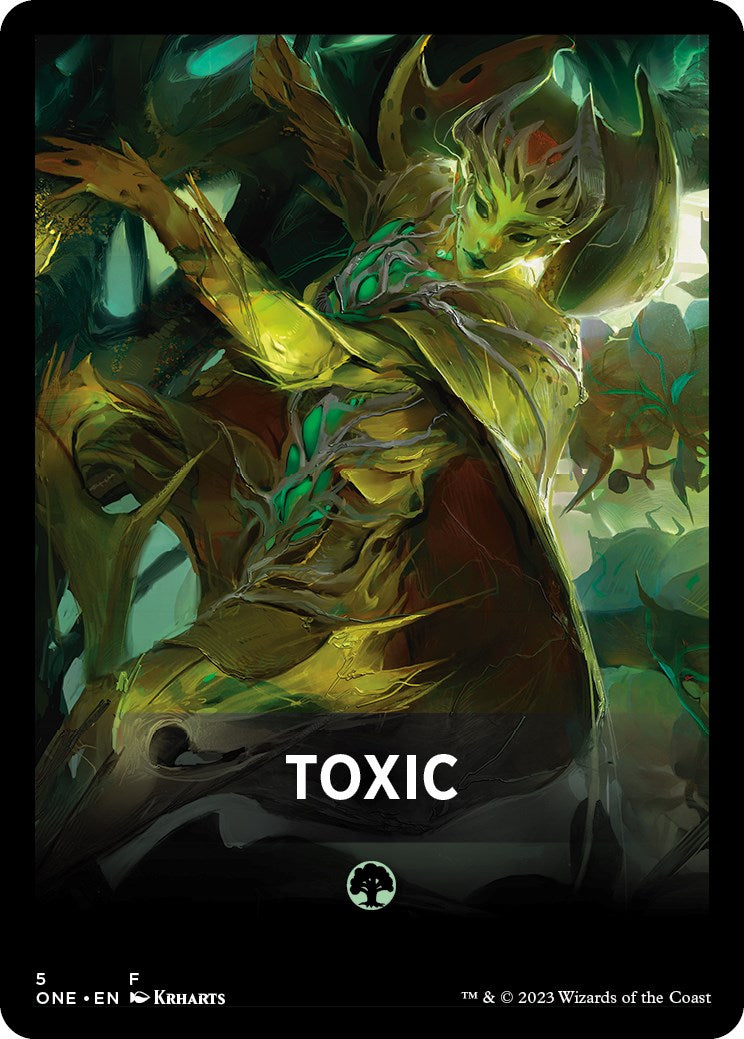 Toxic Theme Card [Phyrexia: All Will Be One Tokens] | Gaming Infinity